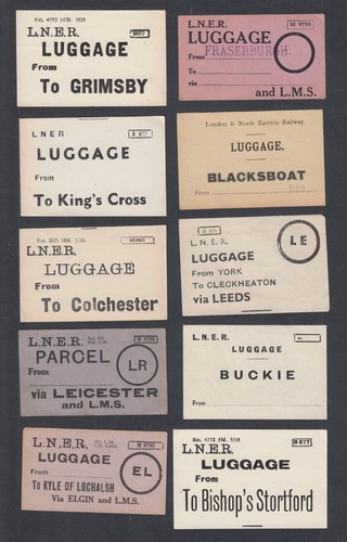 Ten old luggage - ten,