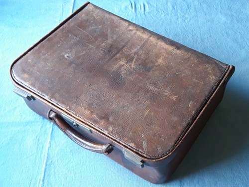 Antique leather case - antique,