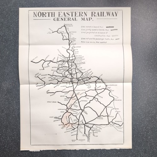 Original 1920 map north - map, of